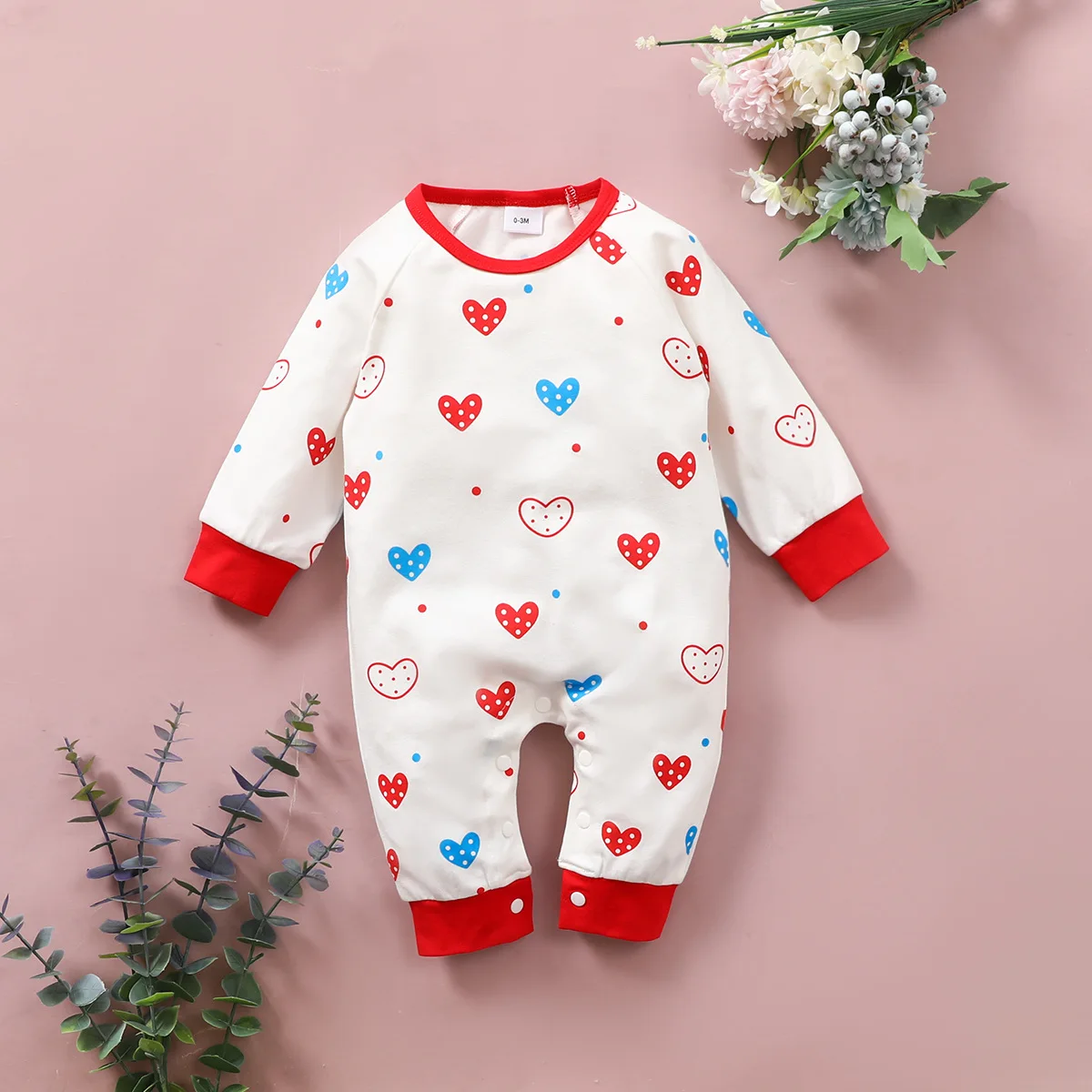0-12M Baby Girl Bodysuit Love Print Newborn Clothes Infant Outfit Baby Girls Valentines Day Heart Printing Romper
0-12M Baby Girl Bodysuit Love Print Newborn Clothes Infant Outfit Baby Girls Valentines Day Heart Printing Romper