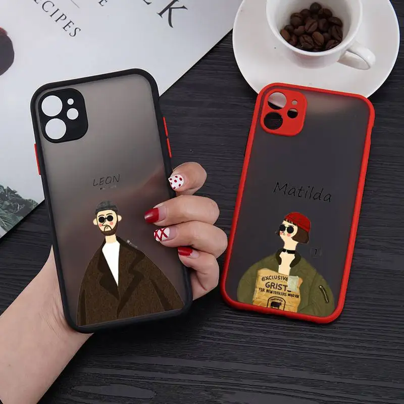 Leon And Mathilda movie Phone Case matte transparent For iphone 7 8 11 12 plus mini x xs xr pro max cover
Leon And Mathilda movie Phone Case matte transparent For iphone 7 8 11 12 plus mini x xs xr pro max cover