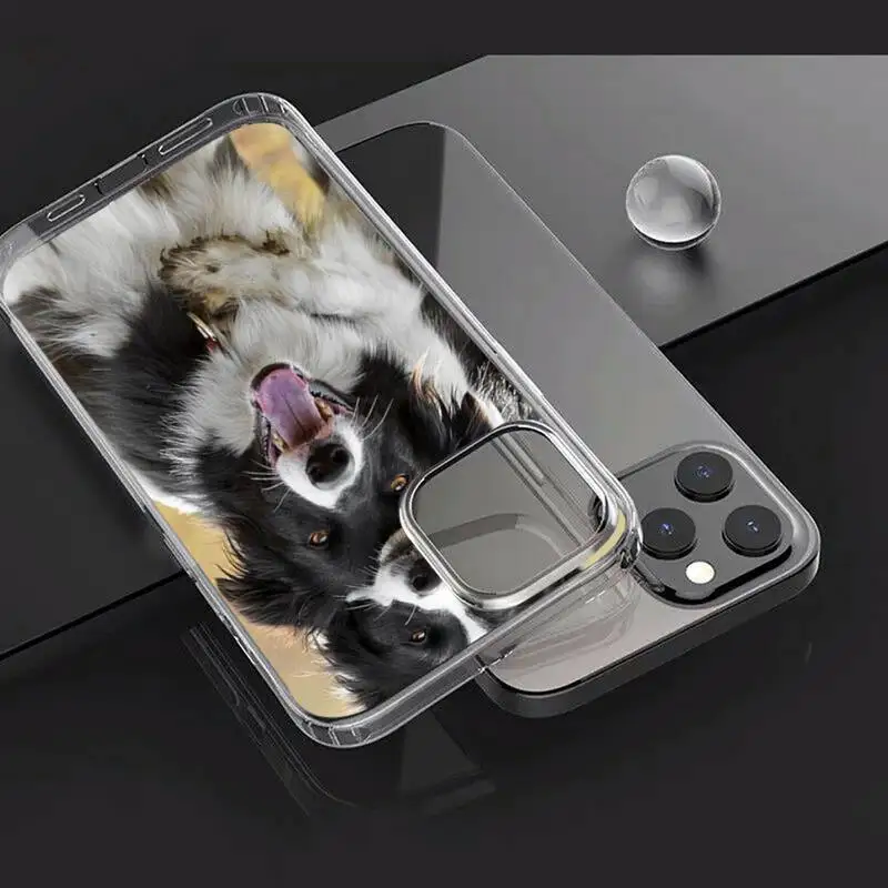 Cute Border collie dog pet Phone Case Transparent for iPhone Samsung A S 11 12 6 7 8 9 30 Pro X Max XR Plus lite
Cute Border collie dog pet Phone Case Transparent for iPhone Samsung A S 11 12 6 7 8 9 30 Pro X Max XR Plus lite
