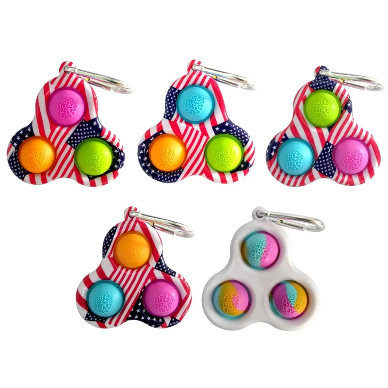 Color Mini Triangle Bubble Fidget Toy Soft Silicone Sensory Keychain Toy Stress Hand Toys Office Toy for Kids Adults Fidget Toys
Color Mini Triangle Bubble Fidget Toy Soft Silicone Sensory Keychain Toy Stress Hand Toys Office Toy for Kids Adults Fidget Toys