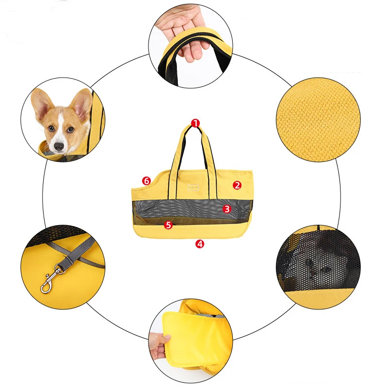 Pet Handbag Large space shoulder Breathable carrier transport bag Multi-functional design cats and dogs travel bag accessories
Pet Handbag Large space shoulder Breathable carrier transport bag Multi-functional design cats and dogs travel bag accessories