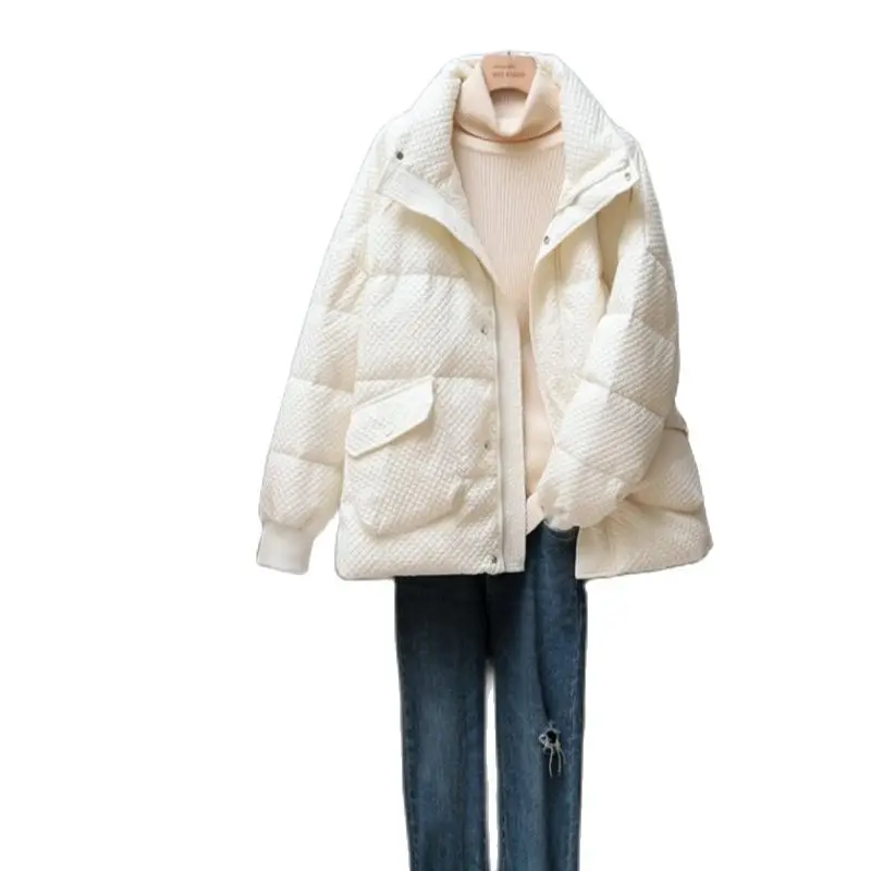 2022 New Korean Autumn Winter Down Jackets Women Clothing Short Parkas Stand Collar Large Size Down Coats Girls Outerwear D146
2022 New Korean Autumn Winter Down Jackets Women Clothing Short Parkas Stand Collar Large Size Down Coats Girls Outerwear D146