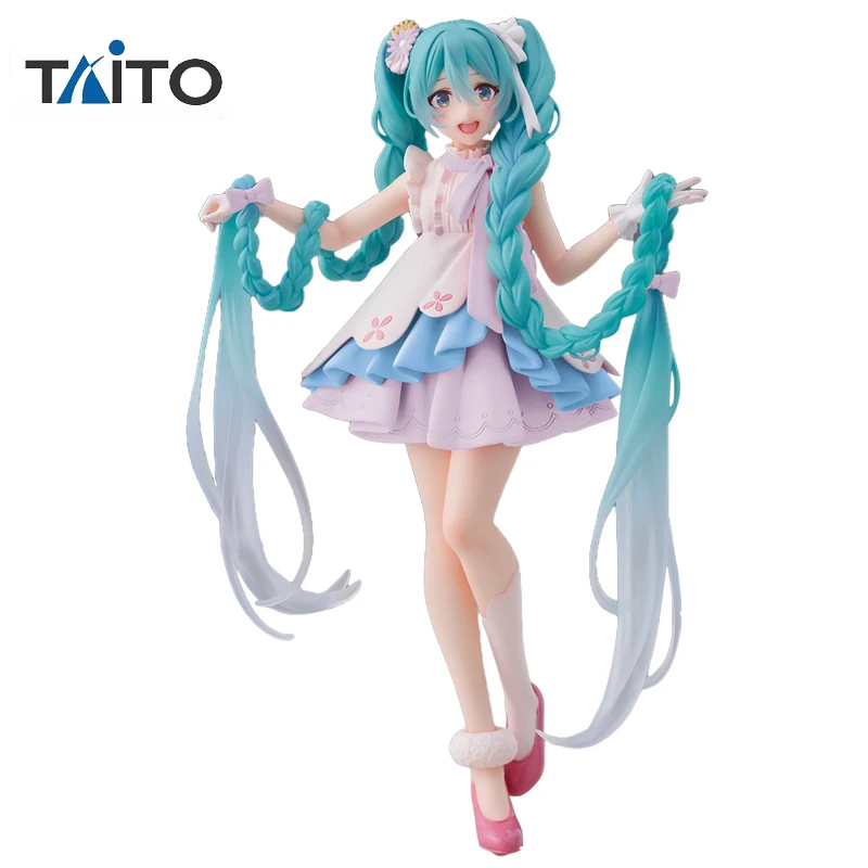 TAITO Wonderland Piapro Characters Hatsune Miku Rapunzel Fairy Tale Wonderland 18cm PVC Anime Action Collection Model Kids Toys
TAITO Wonderland Piapro Characters Hatsune Miku Rapunzel Fairy Tale Wonderland 18cm PVC Anime Action Collection Model Kids Toys