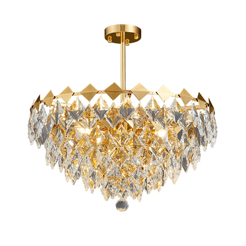 Golden Chandelier, Glossy And Simple Lighting, Special-Shaped Crystal Chandelier For Bedroom, Dining Room And Living Room
Golden Chandelier, Glossy And Simple Lighting, Special-Shaped Crystal Chandelier For Bedroom, Dining Room And Living Room