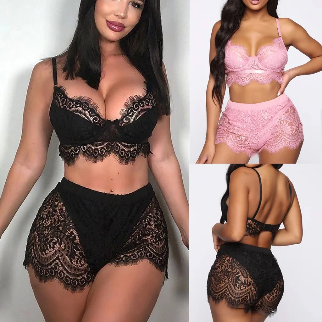 XXL Plus Size Underwear Women Set Push-up Bra Sexy Lace V-neck Lingerie Set Temptation Panty And Bra Set Sissy кружевное белье 
XXL Plus Size Underwear Women Set Push-up Bra Sexy Lace V-neck Lingerie Set Temptation Panty And Bra Set Sissy кружевное белье