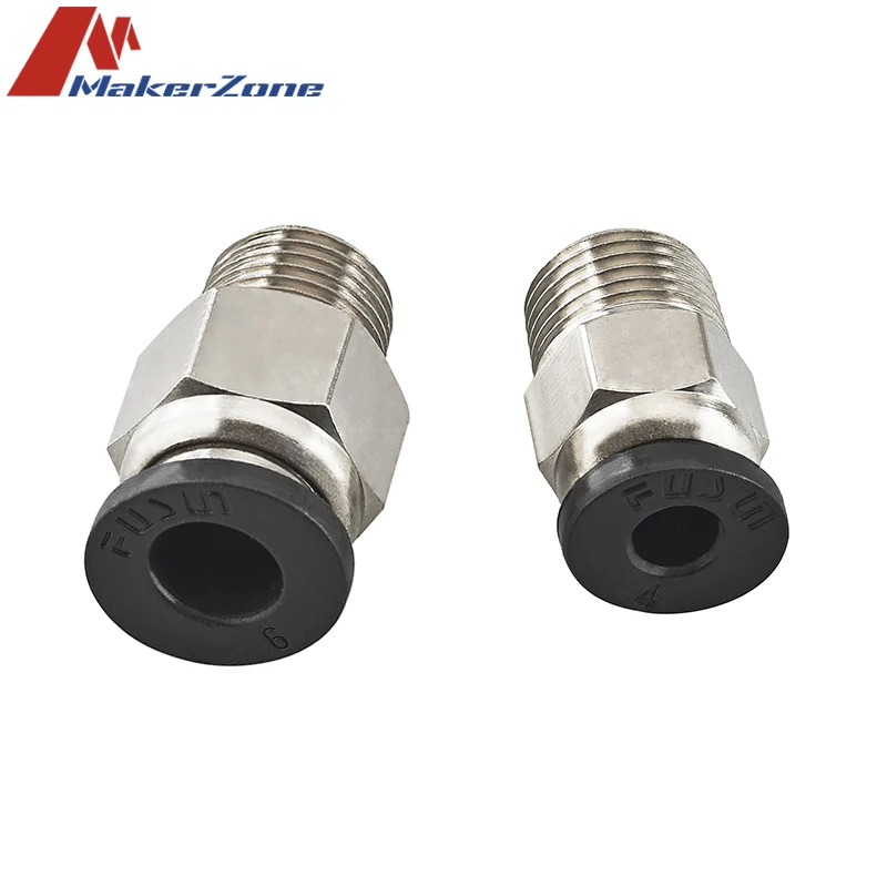 PC4-01 PC6-01 Pneumatic Connectors Remote For V6 V5 J-Head Bowden 1.75/3.0mm PTFE Tube Quick Coupler Fit Hotend 3D Printer Part
PC4-01 PC6-01 Pneumatic Connectors Remote For V6 V5 J-Head Bowden 1.75/3.0mm PTFE Tube Quick Coupler Fit Hotend 3D Printer Part