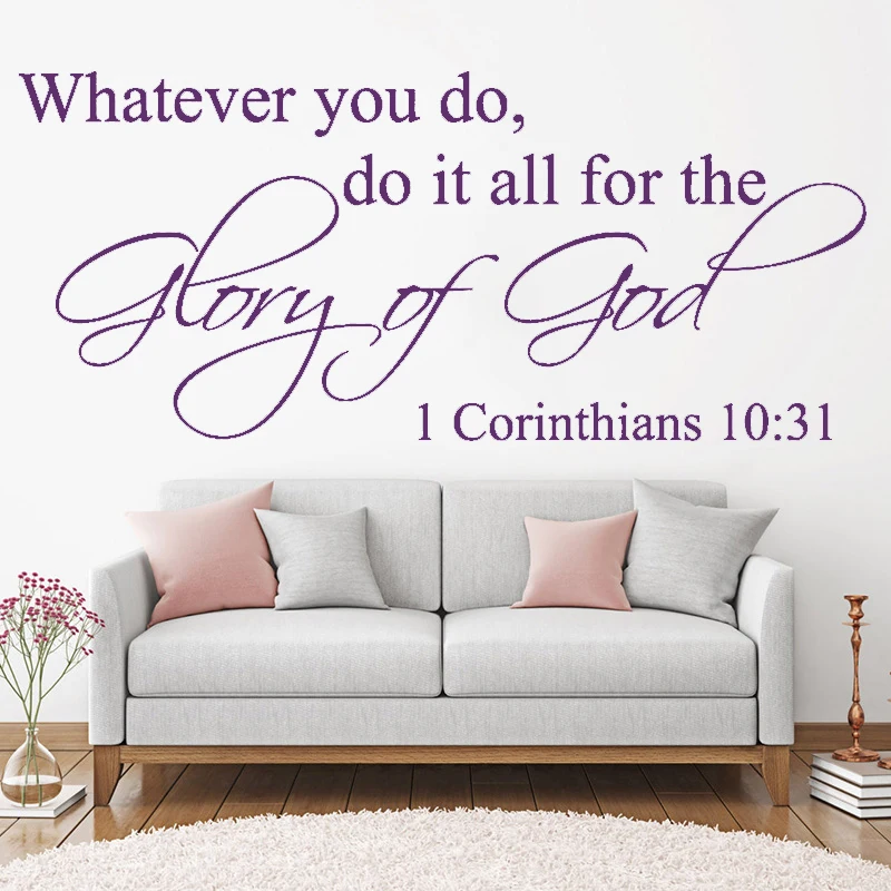 Removable Biblical Character Series wall Decal Whatever I Do Room Wall Sofa Carving Verse Vinyl Wall Home Decor Stickers RU439
Removable Biblical Character Series wall Decal Whatever I Do Room Wall Sofa Carving Verse Vinyl Wall Home Decor Stickers RU439