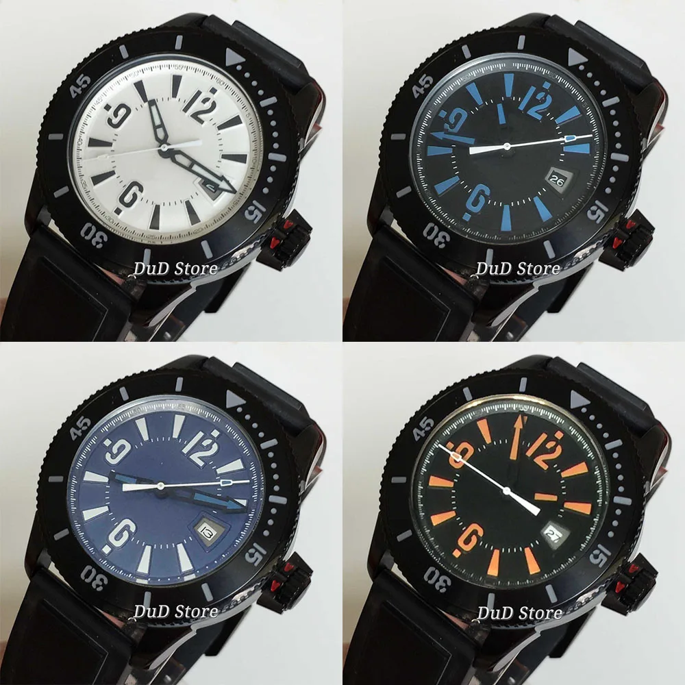 43mm Bliger Fashion Sports Wristwatches White Blue Sterile dial rose Black case rubber strap automatic Mechanical mens Watch
43mm Bliger Fashion Sports Wristwatches White Blue Sterile dial rose Black case rubber strap automatic Mechanical mens Watch