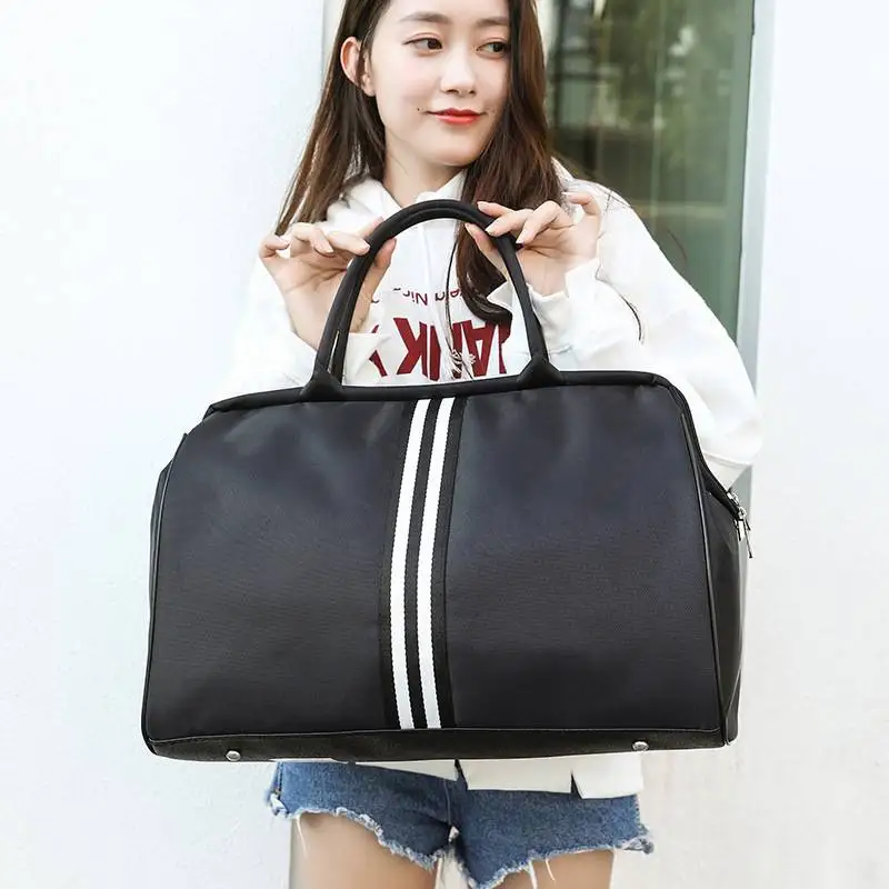 Women Overnight Weekend Fitness Bag Ladies Stripe Yaga Big Travel Bag Light Men Foldable Outdoor Bags Korean
Women Overnight Weekend Fitness Bag Ladies Stripe Yaga Big Travel Bag Light Men Foldable Outdoor Bags Korean