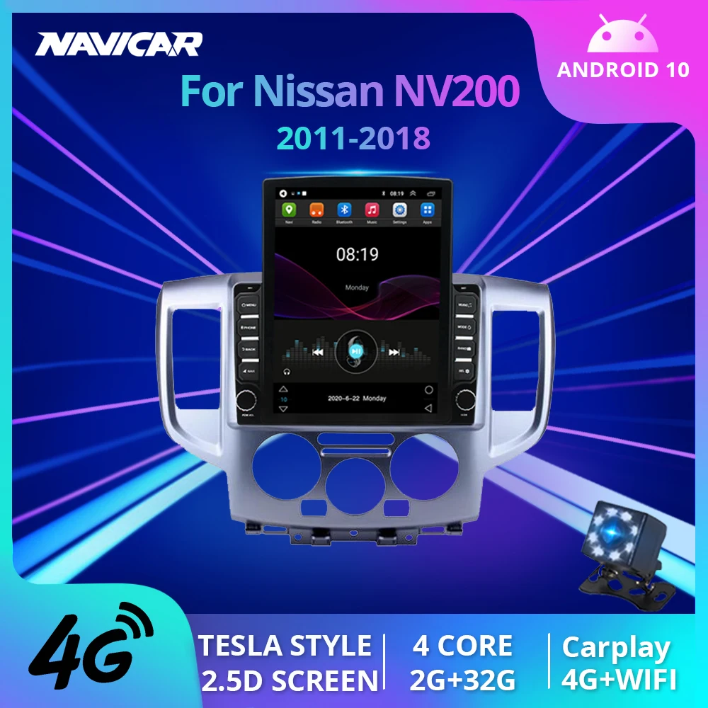 Car Multimedia Player Car Radio For Nissan NV200 2011 2015-2018 GPS Navigation 2 Din Android10.0 Car Stereo Receiver Carplay DSP
Car Multimedia Player Car Radio For Nissan NV200 2011 2015-2018 GPS Navigation 2 Din Android10.0 Car Stereo Receiver Carplay DSP