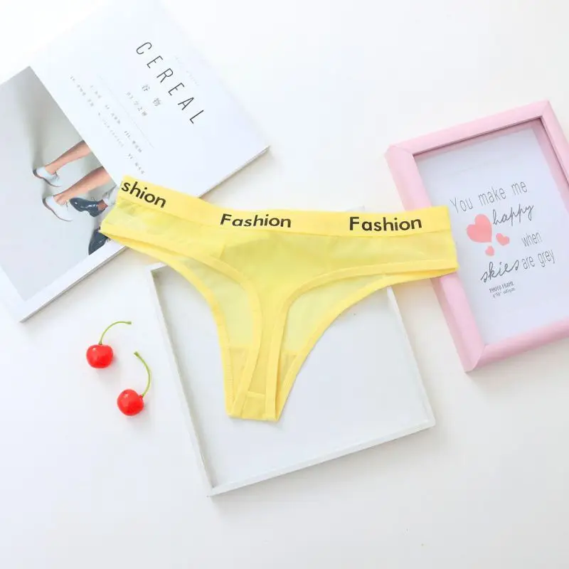 2019 Summer Hot New Design G String Thong Ladies Briefs Letter Printed Seamless Women Underwear Lingerie Gift
2019 Summer Hot New Design G String Thong Ladies Briefs Letter Printed Seamless Women Underwear Lingerie Gift