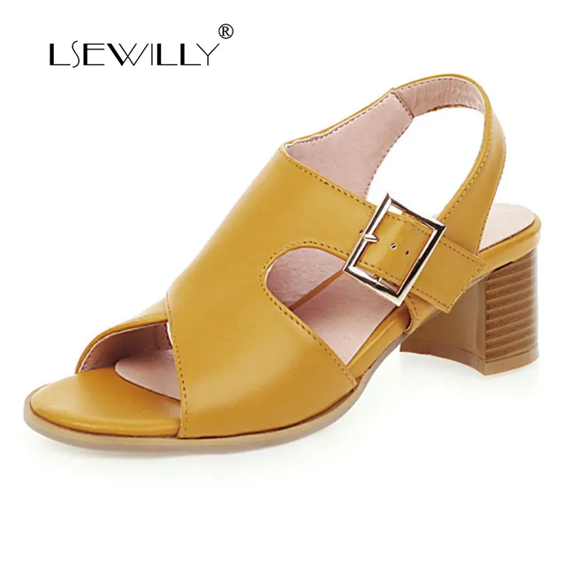 Lsewilly 2020 Square Heel Fashion Women Shoes Open-toed Buckle Casual Women Pumps Summer PU Leather Ladies Sandals Big Size
Lsewilly 2020 Square Heel Fashion Women Shoes Open-toed Buckle Casual Women Pumps Summer PU Leather Ladies Sandals Big Size