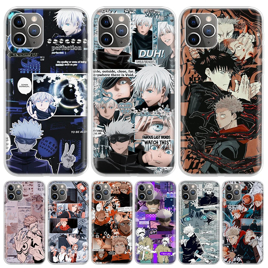 Jujutsu Kaisen Gojou Satoru Silicone Case Coque For iPhone 13 Pro Max 11 12 Pro XS MAX X XR 7 8 6 6S Plus SE 2020 Back Cover
Jujutsu Kaisen Gojou Satoru Silicone Case Coque For iPhone 13 Pro Max 11 12 Pro XS MAX X XR 7 8 6 6S Plus SE 2020 Back Cover
