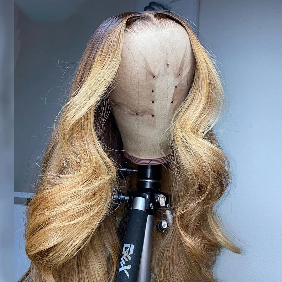 Brazilian Ombre Brown Highlight Blonde Body Wave Preplucked Remy 13x4 Lace Front Wig With Baby Hair Human Hair Wig For Women 
Brazilian Ombre Brown Highlight Blonde Body Wave Preplucked Remy 13x4 Lace Front Wig With Baby Hair Human Hair Wig For Women