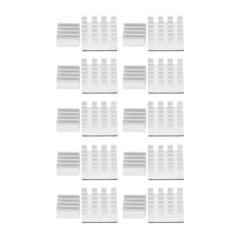 Raspberry Pi 2/3/4B Aluminum Heat Sink with Adhesive is Suitable for CPU Cooling and Heat Dissipation-20 Pcs
Raspberry Pi 2/3/4B Aluminum Heat Sink with Adhesive is Suitable for CPU Cooling and Heat Dissipation-20 Pcs