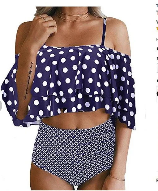 2021NewDouble Layer Ruffle Swimwear Printed Shorts off Shoulder Bikini
2021NewDouble Layer Ruffle Swimwear Printed Shorts off Shoulder Bikini