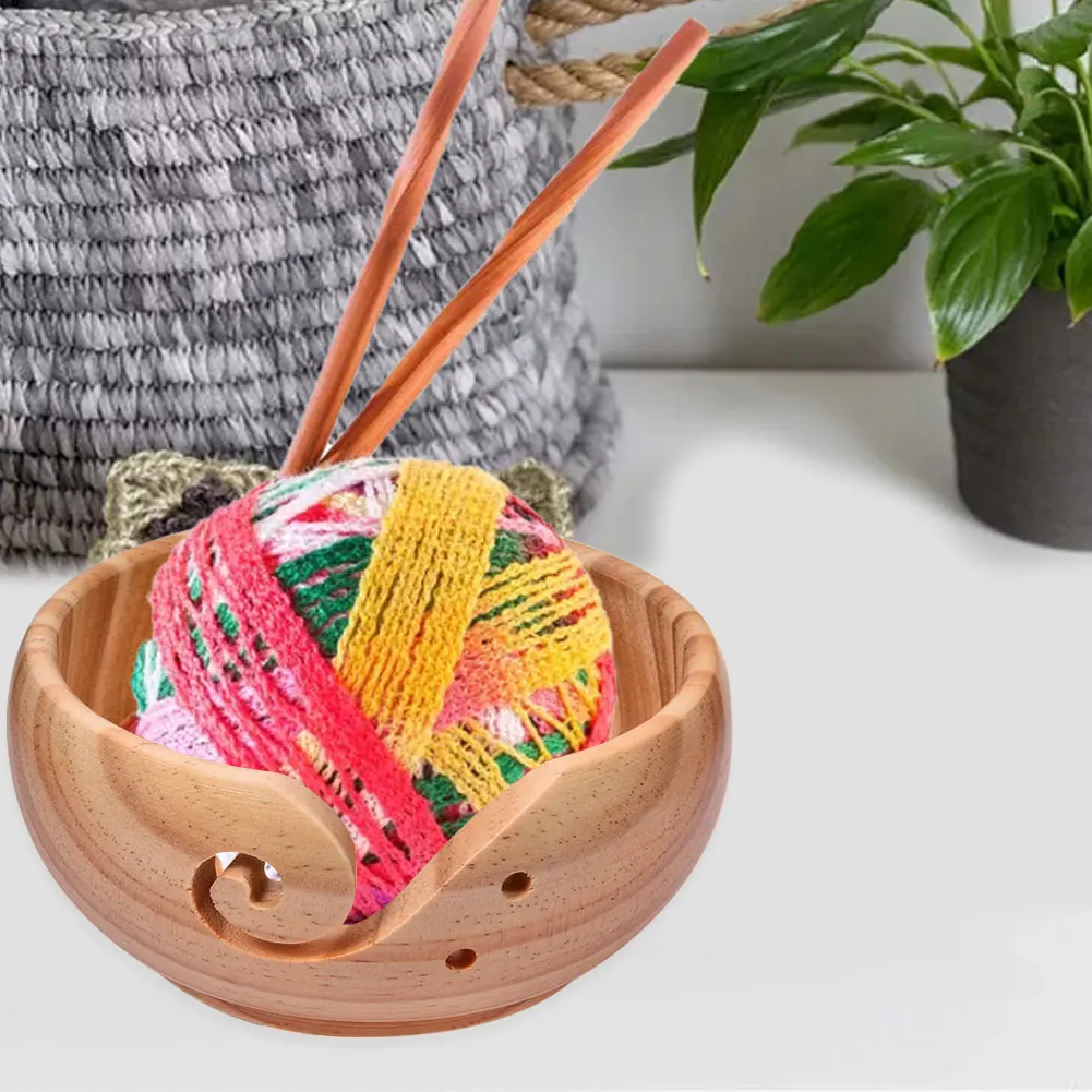 Creative handmade wooden textile yarn bowl round storage bowl wooden bowl woven bowl handmade sewing supplies 
Creative handmade wooden textile yarn bowl round storage bowl wooden bowl woven bowl handmade sewing supplies