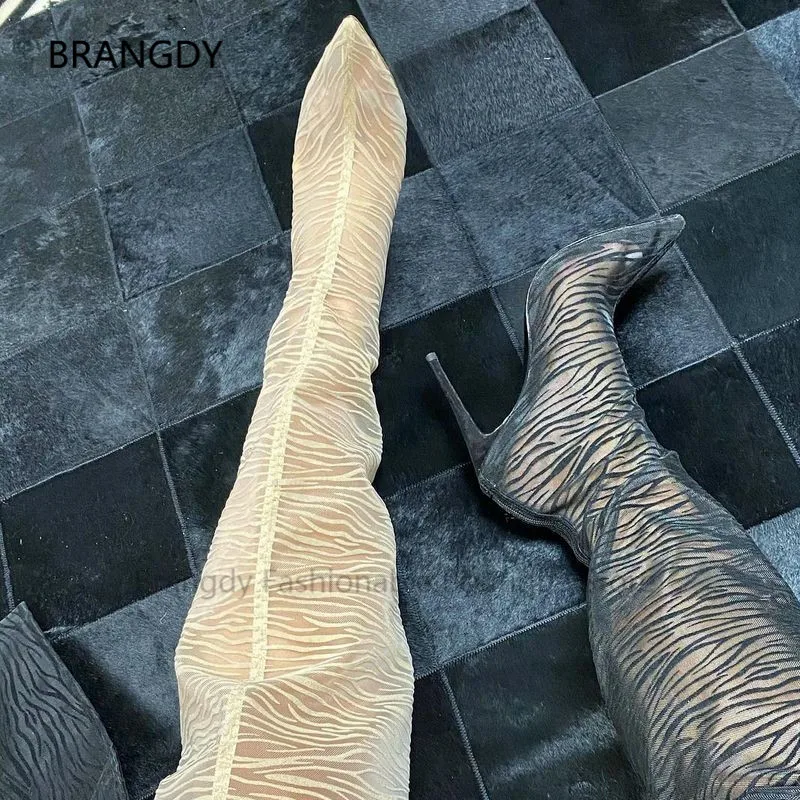 2022 Winter Ostrich Fur Transparent Mesh Stiletto Heel Boot Pointy Toe Stretch Thigh High Botas Women Banquet High Heels Booties
2022 Winter Ostrich Fur Transparent Mesh Stiletto Heel Boot Pointy Toe Stretch Thigh High Botas Women Banquet High Heels Booties