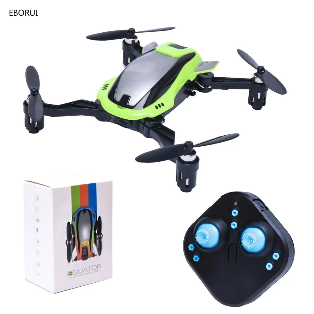 

EBORUI K100 EQUATOR 2.4Ghz 0.3MP HD Camera WiFi FPV Selfie RC Drone Foldable Drone Altitude Hold G-sensor RC Quadcopter RTF