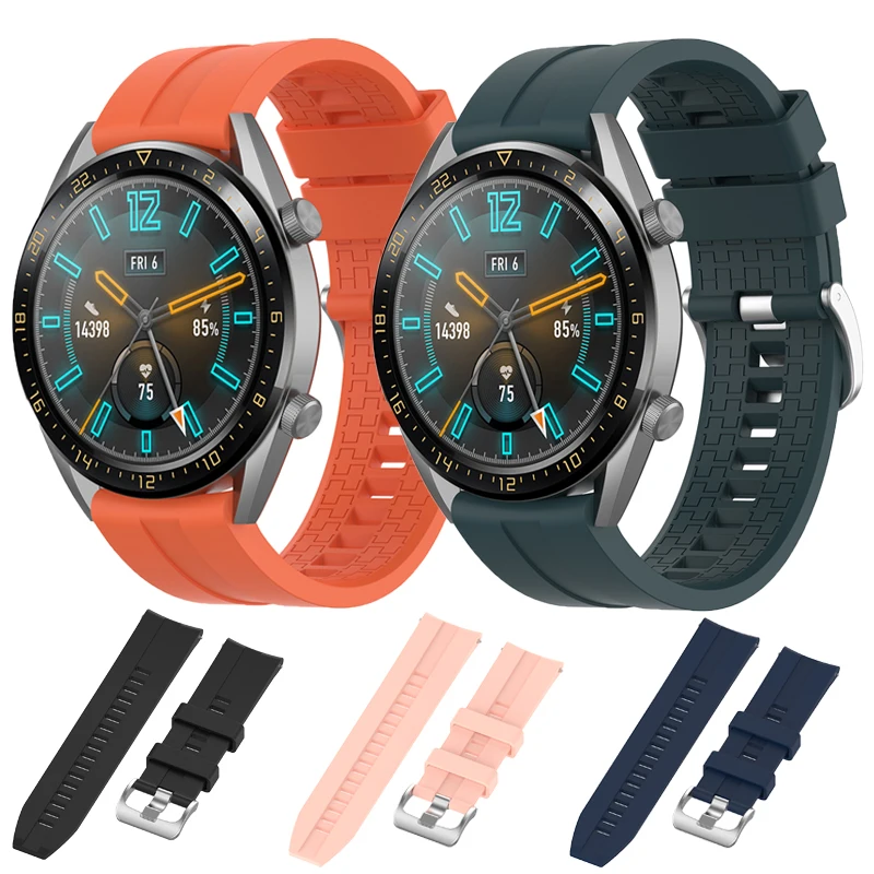 Huawei Watch GT 2 2E Pro Strap For Samsung Galaxy 3 45mm 46mm Gear S3 Frontier Bracelet Amazfit GTR 47mm 22mm Band | Наручные часы