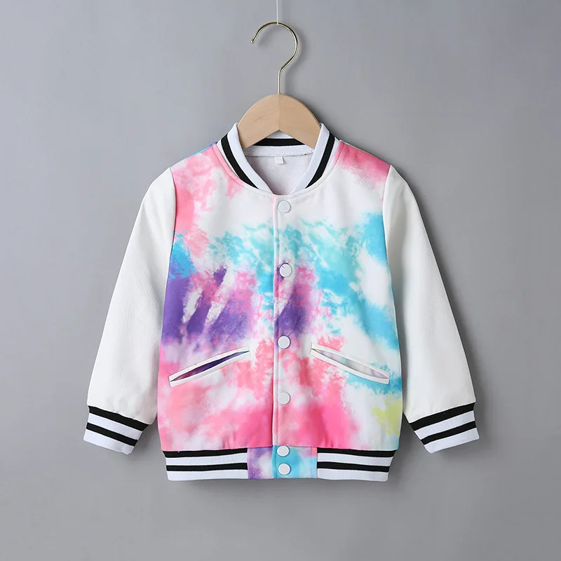 Boys and Girls Tie Dye Flight Jacket Kids Fall Jacket Long Sleeve Fashion Style Outerwear & Coats for Girls Kids Clothes
Boys and Girls Tie Dye Flight Jacket Kids Fall Jacket Long Sleeve Fashion Style Outerwear & Coats for Girls Kids Clothes