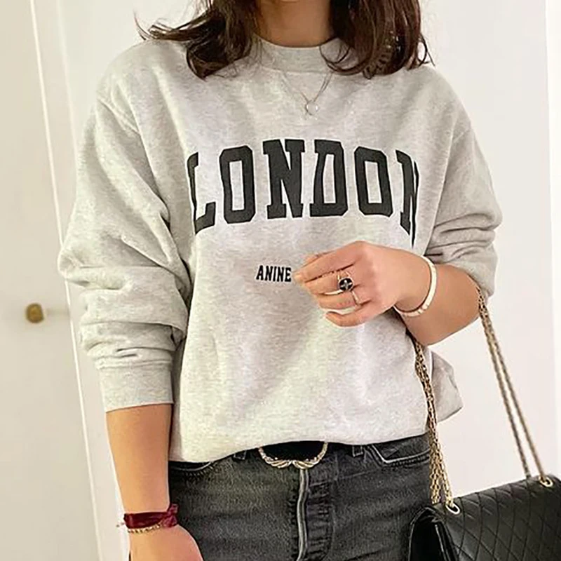 Rowling Chic City Letter Graphic Women Sweatshirts O Neck Long Sleeve Cotton Female Pullover Casual Vintage Ladies Logo Tops
Rowling Chic City Letter Graphic Women Sweatshirts O Neck Long Sleeve Cotton Female Pullover Casual Vintage Ladies Logo Tops