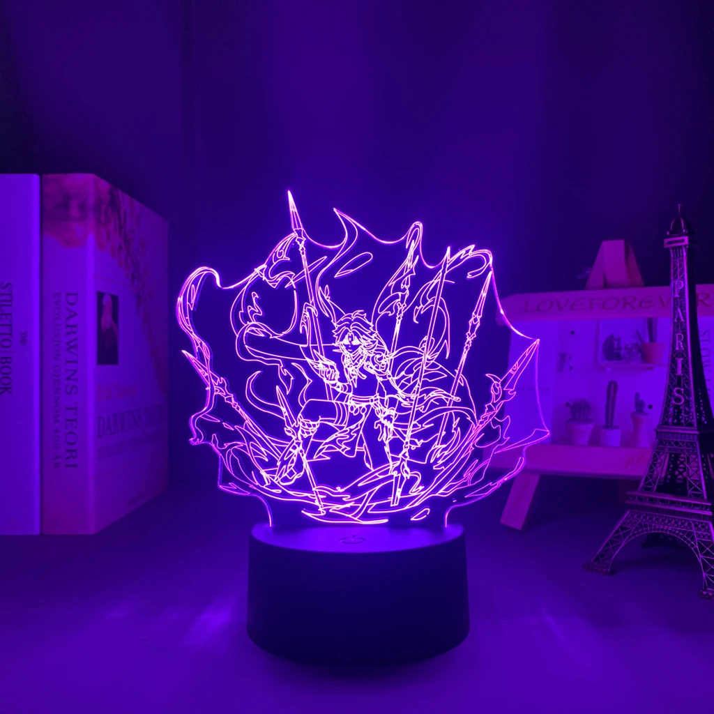 3d Led Night Light Lamp Genshin Impact Xiao Acrylic Led Lamp Game Anime Room decoration Children's night light Primordial Shock
3d Led Night Light Lamp Genshin Impact Xiao Acrylic Led Lamp Game Anime Room decoration Children's night light Primordial Shock