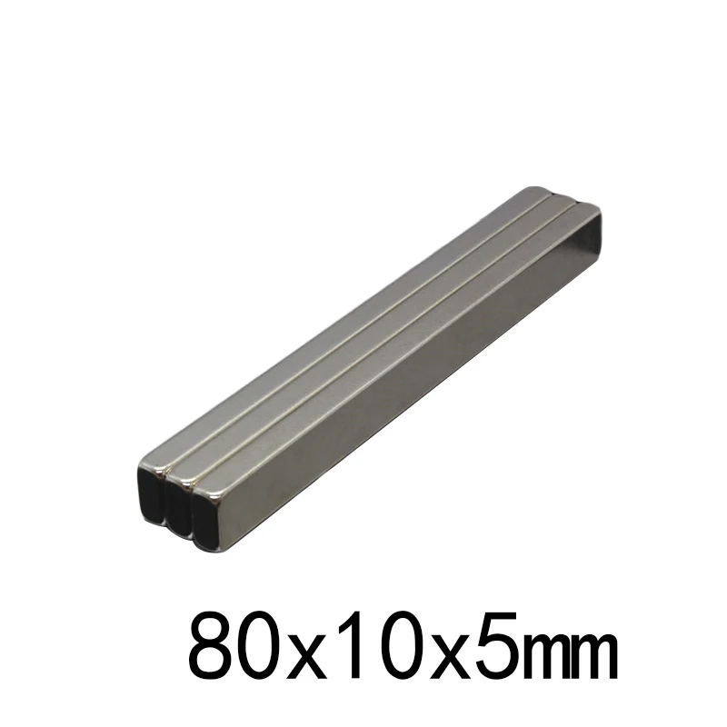 2/5/10PCS 80x10x5mm Super Strip N35 Big sheet Magnets 80x10x5 mm Neodymium Magnet Permanent NdFeB Strong Magnets 80*10*5 mm
2/5/10PCS 80x10x5mm Super Strip N35 Big sheet Magnets 80x10x5 mm Neodymium Magnet Permanent NdFeB Strong Magnets 80*10*5 mm