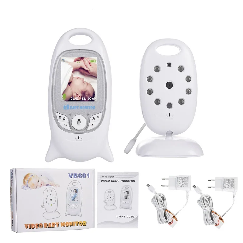 Wireless Video Baby Monitor Color Security Camera Night Vision IR LED Temperature Monitoring 8 Lullaby
Wireless Video Baby Monitor Color Security Camera Night Vision IR LED Temperature Monitoring 8 Lullaby