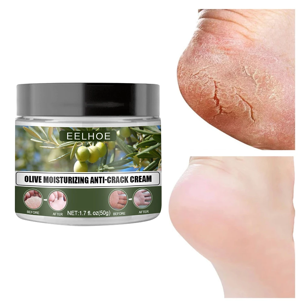 Natural Olive 50g Oil Anti-Drying Crack Foot Cream Heel Cracked Repair Cream Removal Dead Skin Hand Feet Care For Family
Natural Olive 50g Oil Anti-Drying Crack Foot Cream Heel Cracked Repair Cream Removal Dead Skin Hand Feet Care For Family