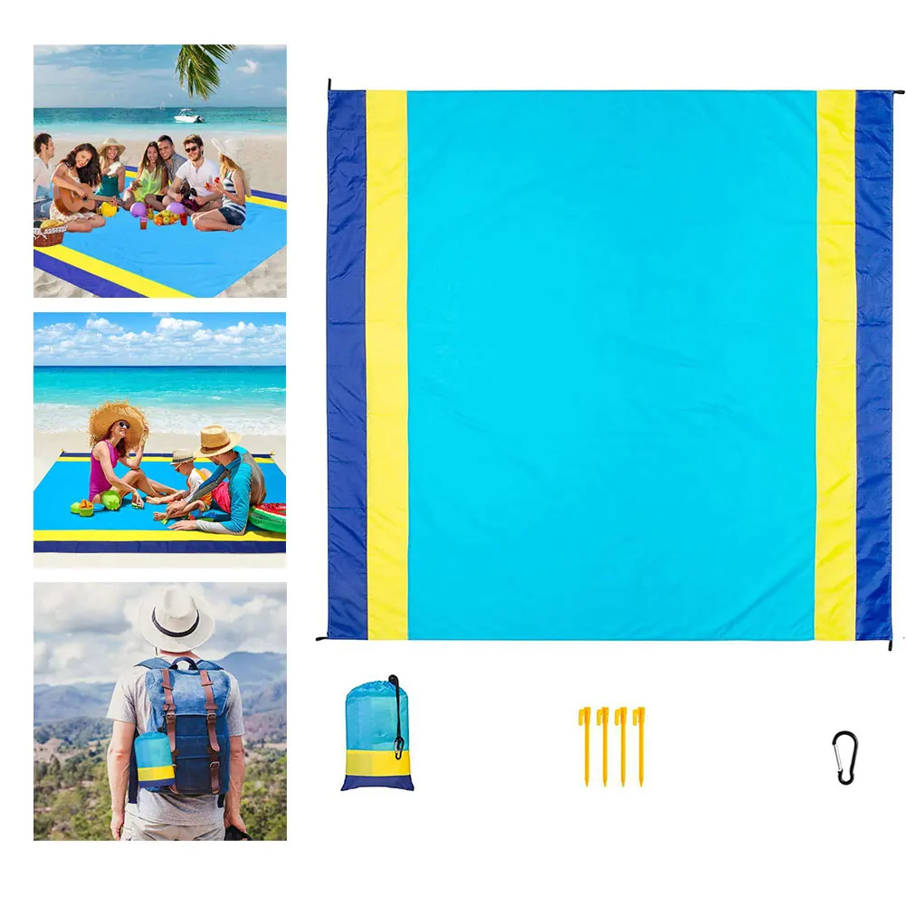 Waterproof Pocket Beach Blanket Folding Outdoor Portable Picnic Mat Camping Ground Mat Mattress Camping Bed Sleeping Pad
Waterproof Pocket Beach Blanket Folding Outdoor Portable Picnic Mat Camping Ground Mat Mattress Camping Bed Sleeping Pad