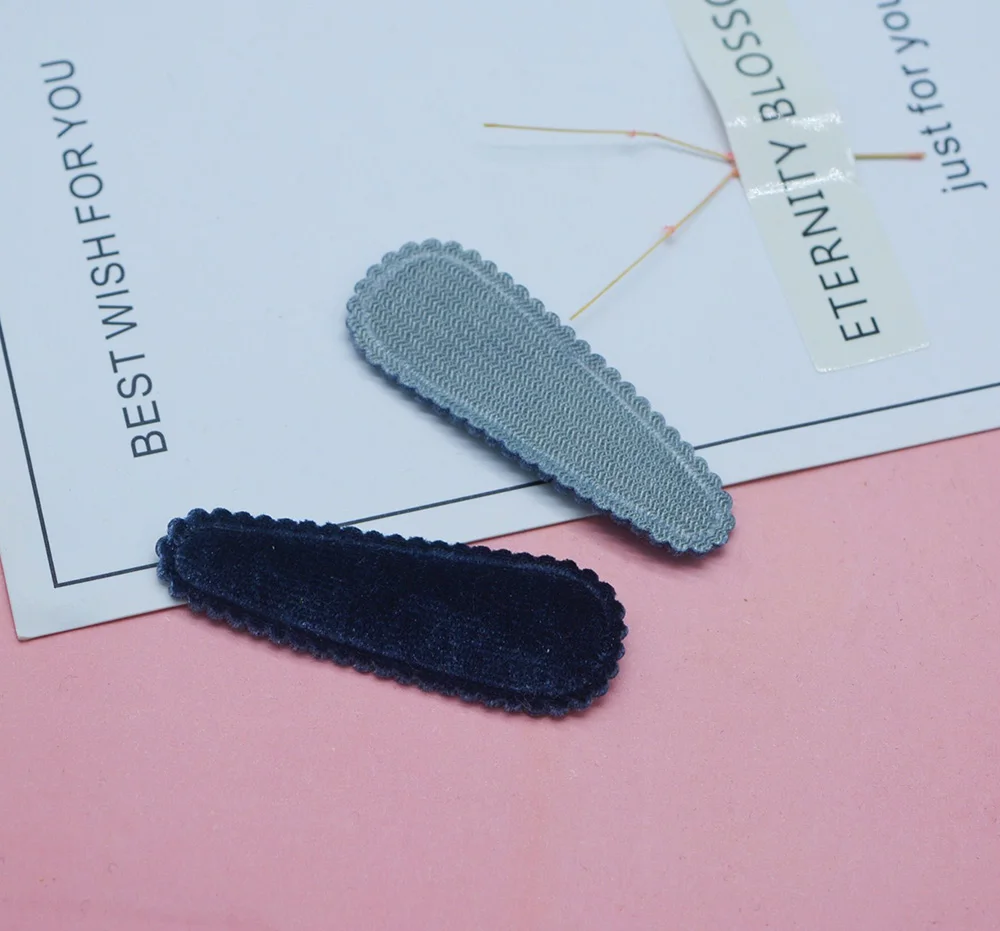 Фланелевая заколка для волос 80 шт./лот 5 см заколка-аппликация сделай сам Детские
