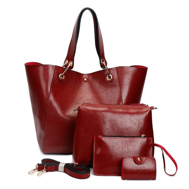Bags of Women 2020 New Ladies Shoulder Bag PU Leather Handbag Female Wax Leather Shoulder Messenger Bag Child Mother Bag
Bags of Women 2020 New Ladies Shoulder Bag PU Leather Handbag Female Wax Leather Shoulder Messenger Bag Child Mother Bag