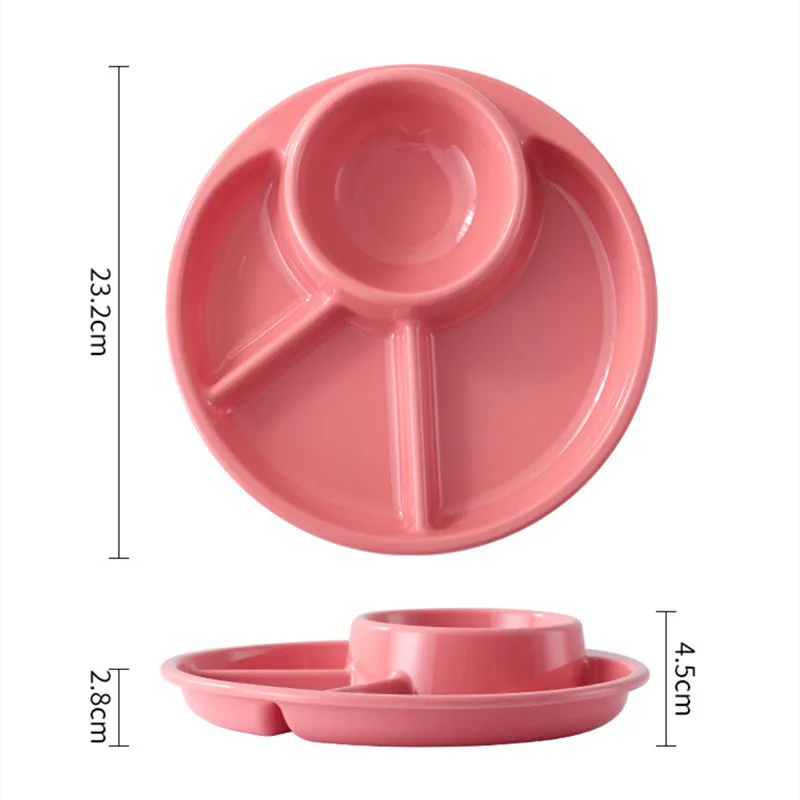 Children's Tableware Set Japanese-style Divided Plate Combination Three-grid Rice Plate Separated Dim Sum Breakfast Plate
Children's Tableware Set Japanese-style Divided Plate Combination Three-grid Rice Plate Separated Dim Sum Breakfast Plate