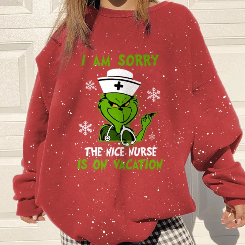 Sweatshirt Cartoon Grinches Clothes Christmas Sweatshirt Pullover Hooded Cute Fashion Round Collar Hoodies
Sweatshirt Cartoon Grinches Clothes Christmas Sweatshirt Pullover Hooded Cute Fashion Round Collar Hoodies