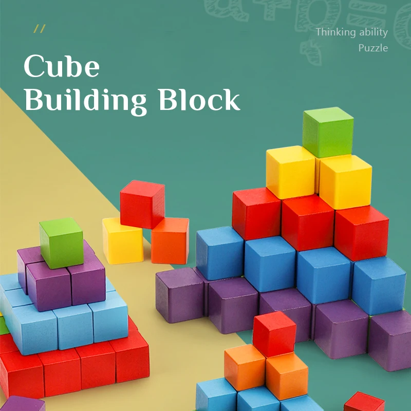 50pcs/100pcs Cubes Building Blocks Wooden 3D Model Block Wood Toy Colorful Baby Shape Color Learning Christmas Toy for Children
50pcs/100pcs Cubes Building Blocks Wooden 3D Model Block Wood Toy Colorful Baby Shape Color Learning Christmas Toy for Children