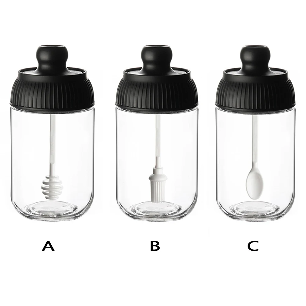 Spice Jar Spoon And Cover Integrated Kitchen Supplies Oiler