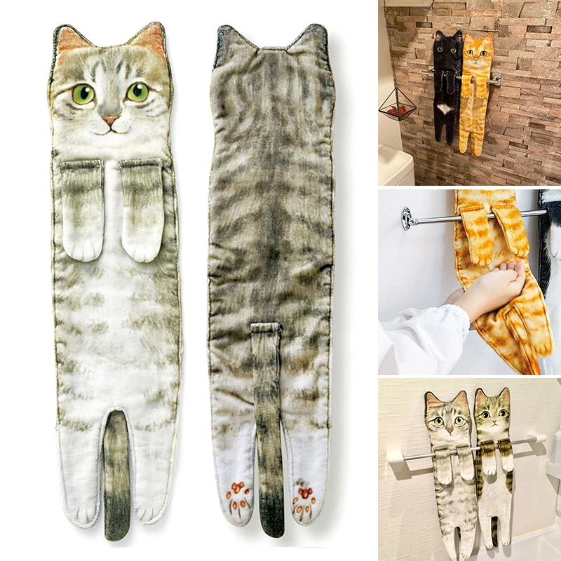 Cats Microfiber Towel Absorbent Super Cute Cleaning Towel for Home Quick Dry 15x52cm HUG
Cats Microfiber Towel Absorbent Super Cute Cleaning Towel for Home Quick Dry 15x52cm HUG