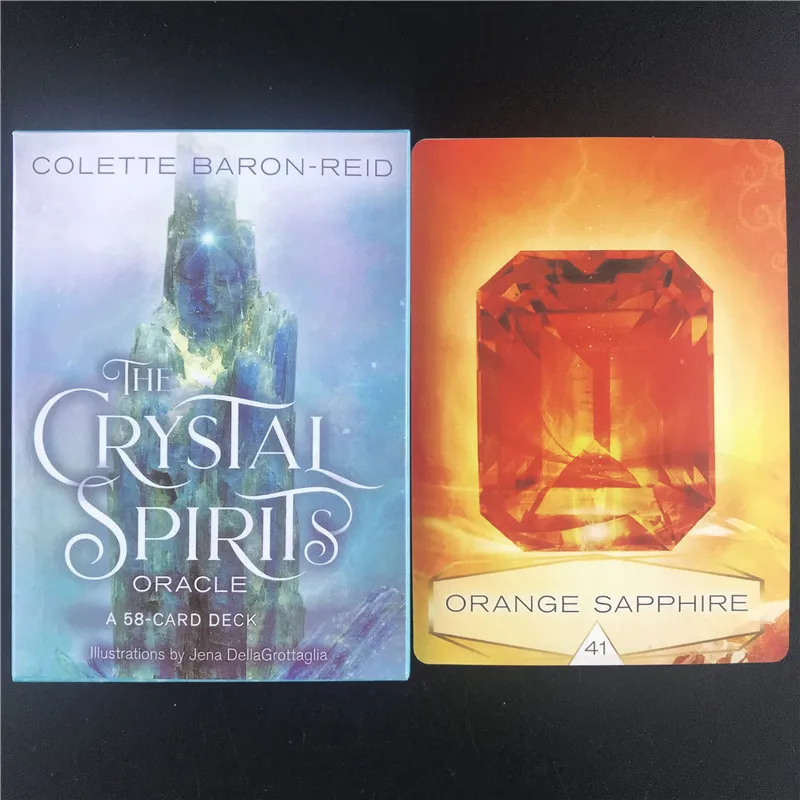 58 PCS The Crystal Spirits Oracle Deck Games Palying Cards For Set Funny Party Poker Divination
58 PCS The Crystal Spirits Oracle Deck Games Palying Cards For Set Funny Party Poker Divination