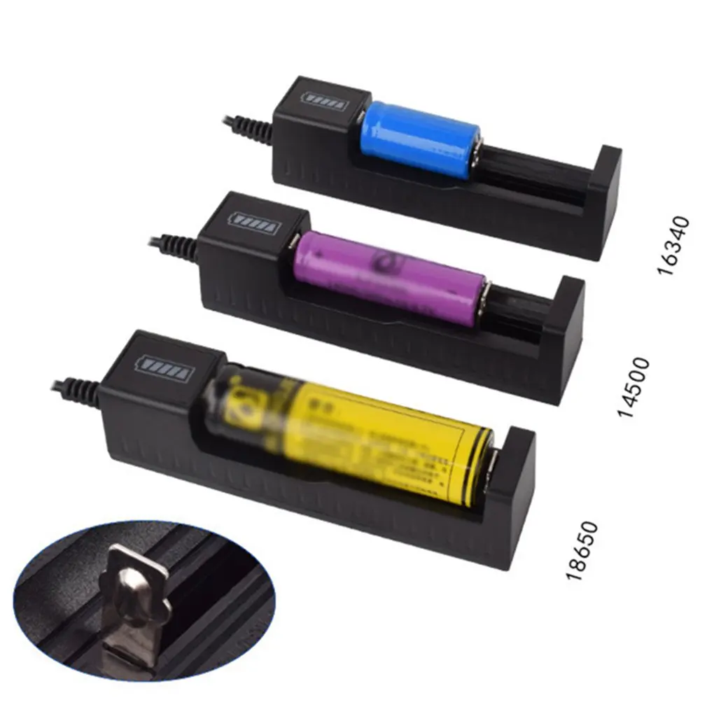 Lithium Battery Usb Android Charger Adapter Glare Flashlight Accessories 18650 Charger 26650 Smart 3.7v Battery Universal 1 slot
Lithium Battery Usb Android Charger Adapter Glare Flashlight Accessories 18650 Charger 26650 Smart 3.7v Battery Universal 1 slot