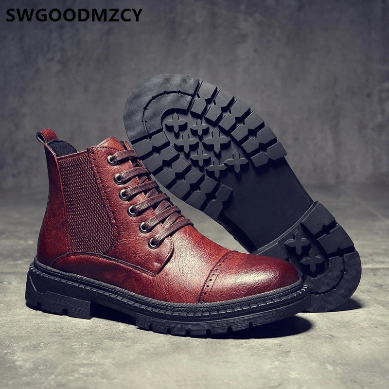 Leather Boots Men Fashion Shoes Ankle Boots Men Winter Shoes Men Military Boots Army Shoes Zapatos De Hombre Chaussure Homme
Leather Boots Men Fashion Shoes Ankle Boots Men Winter Shoes Men Military Boots Army Shoes Zapatos De Hombre Chaussure Homme