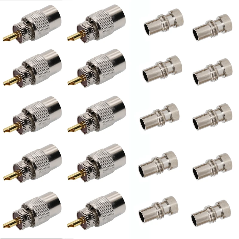 Новый 10-Pack PL259 разъем для пайки с редуктором для RG8, RG-213 коаксиальный кабель
Новый 10-Pack PL259 разъем для пайки с редуктором для RG8, RG-213 коаксиальный кабель
