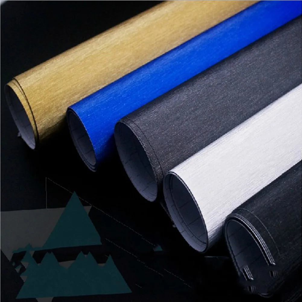 2PCS 50*150 Auto Fashion PVC Brushed Body Film Car Interior Vinyl Wrap Paper Stickers Styling Black Gold
2PCS 50*150 Auto Fashion PVC Brushed Body Film Car Interior Vinyl Wrap Paper Stickers Styling Black Gold