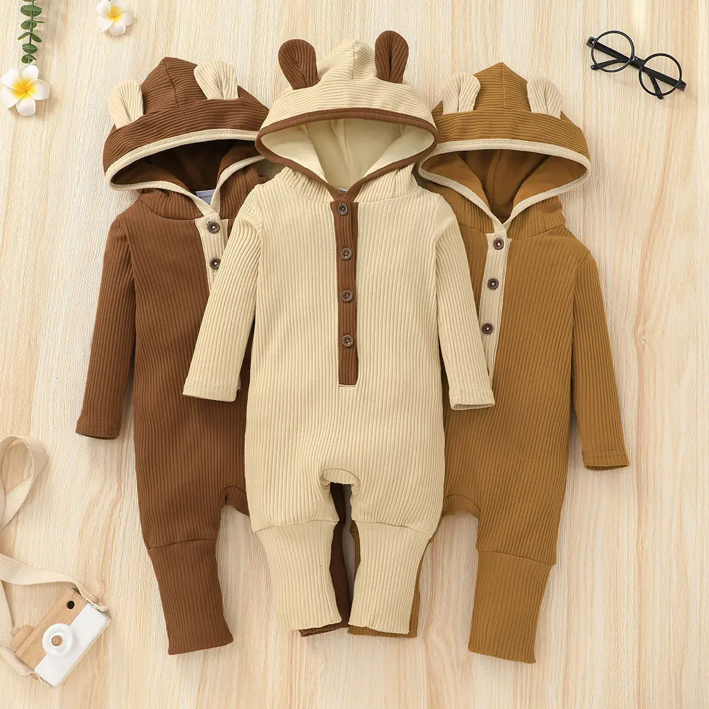Knitted Rompers for Boys Girls Cotton Baby Clothes Hooded for New Born 0 To 3 Months Fall Baby Pajamas Jumpsuit Long Sleeve
Knitted Rompers for Boys Girls Cotton Baby Clothes Hooded for New Born 0 To 3 Months Fall Baby Pajamas Jumpsuit Long Sleeve