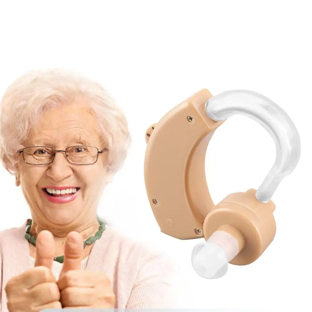 

Цифровой мини-слуховой аппарат, усилитель звука за ухом, регулируемый слуховой аппарат, вспомогательный аппарат для пожилых людей, глухой у...