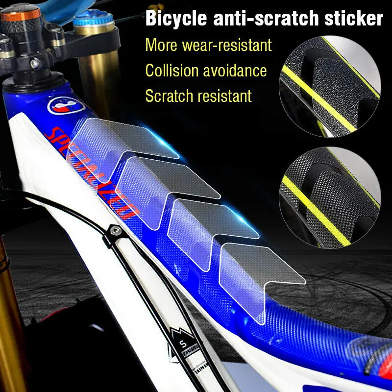 Bicycle Frame Protector Stickers Scratch-Resistant Sticker Kit Bike Guard Frame Cover For Mountain Bike Road Bicycle Accessories
Bicycle Frame Protector Stickers Scratch-Resistant Sticker Kit Bike Guard Frame Cover For Mountain Bike Road Bicycle Accessories