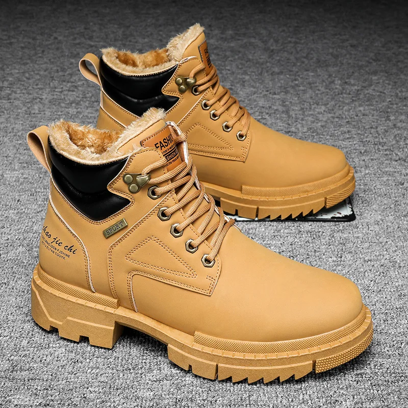 Men's Martin boots high quality plush warm and comfortable men's mountaineering boots luxury fashion men's Martin boots
Men's Martin boots high quality plush warm and comfortable men's mountaineering boots luxury fashion men's Martin boots
