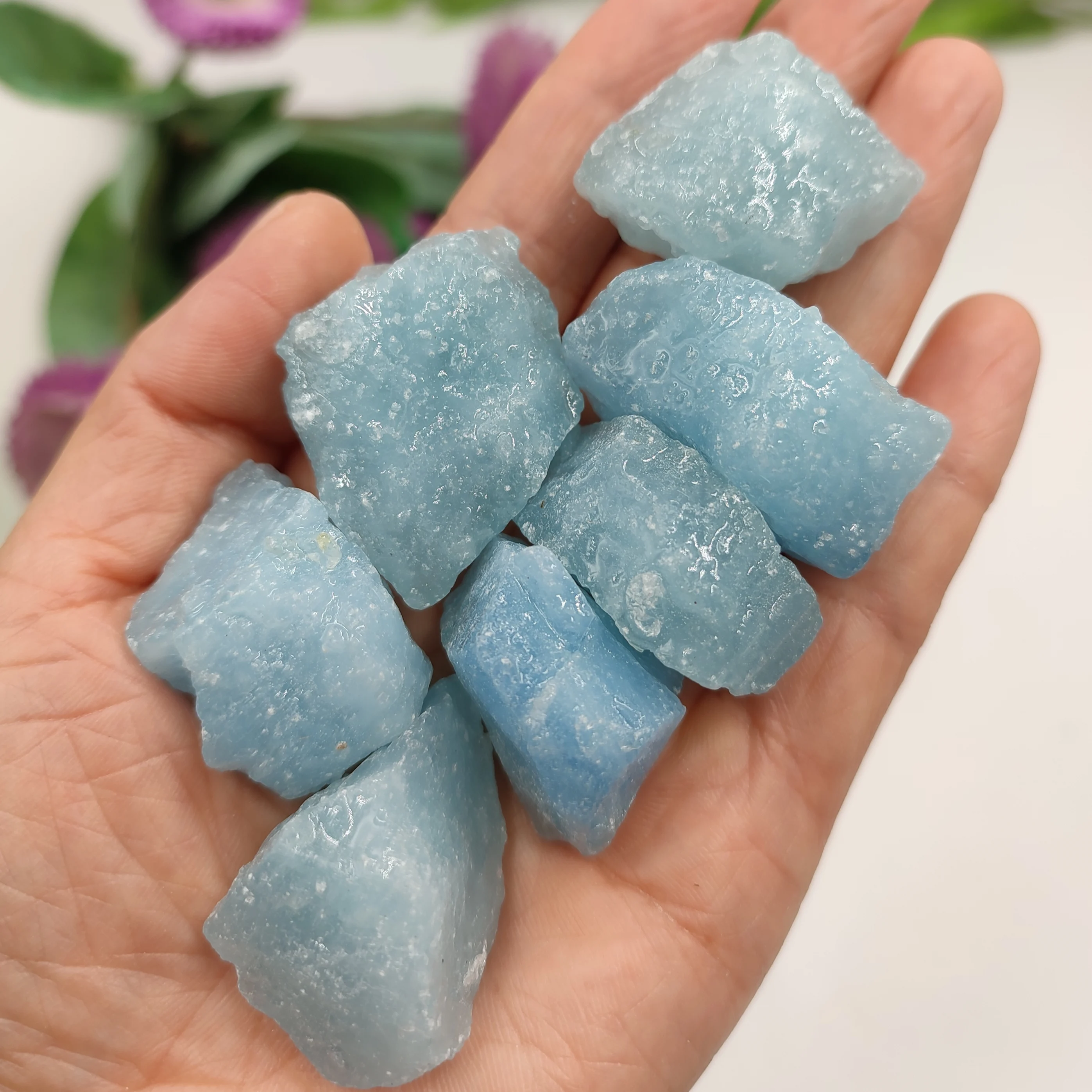 

1pc Random Natural Aquamarine Raw Stone Crystal Quartz Rock Collectible Mineral Specimen Healing Rough Gemstone Home Decor Gift