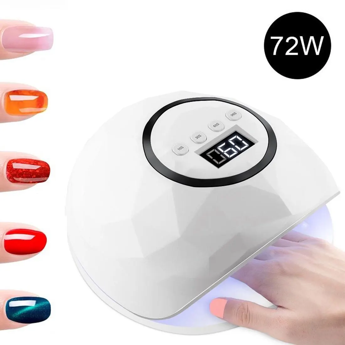 Nail Dryer 72W Professional LED UV Nail Lamp for Nail Gel Polish Led Nail Light 24 LEDs UV Lamp Nail Manicure Tool
Nail Dryer 72W Professional LED UV Nail Lamp for Nail Gel Polish Led Nail Light 24 LEDs UV Lamp Nail Manicure Tool