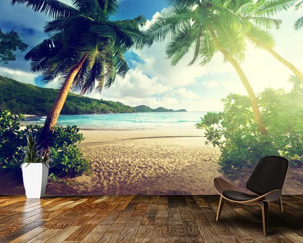 Papel de parede Beach palm tree nature landscape 3d wallpaper,living room tv wall bedroom wall papers home decor bar cafe mural
Papel de parede Beach palm tree nature landscape 3d wallpaper,living room tv wall bedroom wall papers home decor bar cafe mural